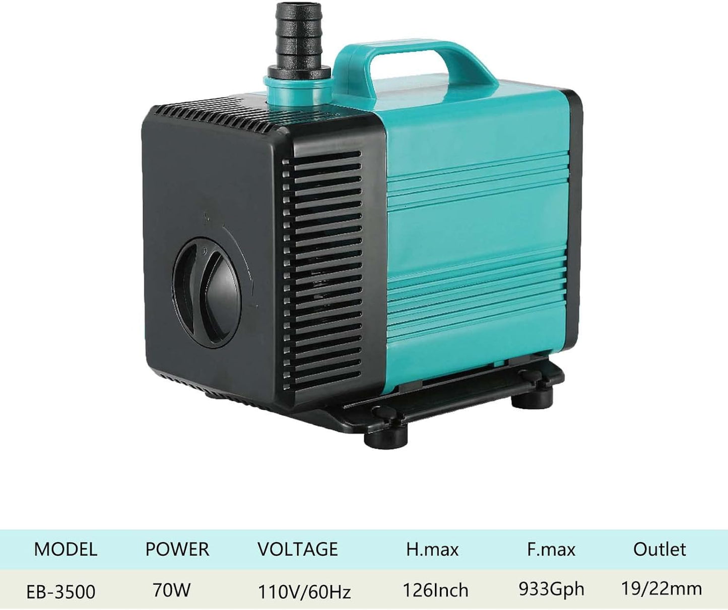 Carefree Fish Koi Pond Filter Box Stainless Steel Garden Water Waterfall Filtration Outdoor Horse Equipment Pool Filter System with Water Pump(Patent No.:US D1067273S)