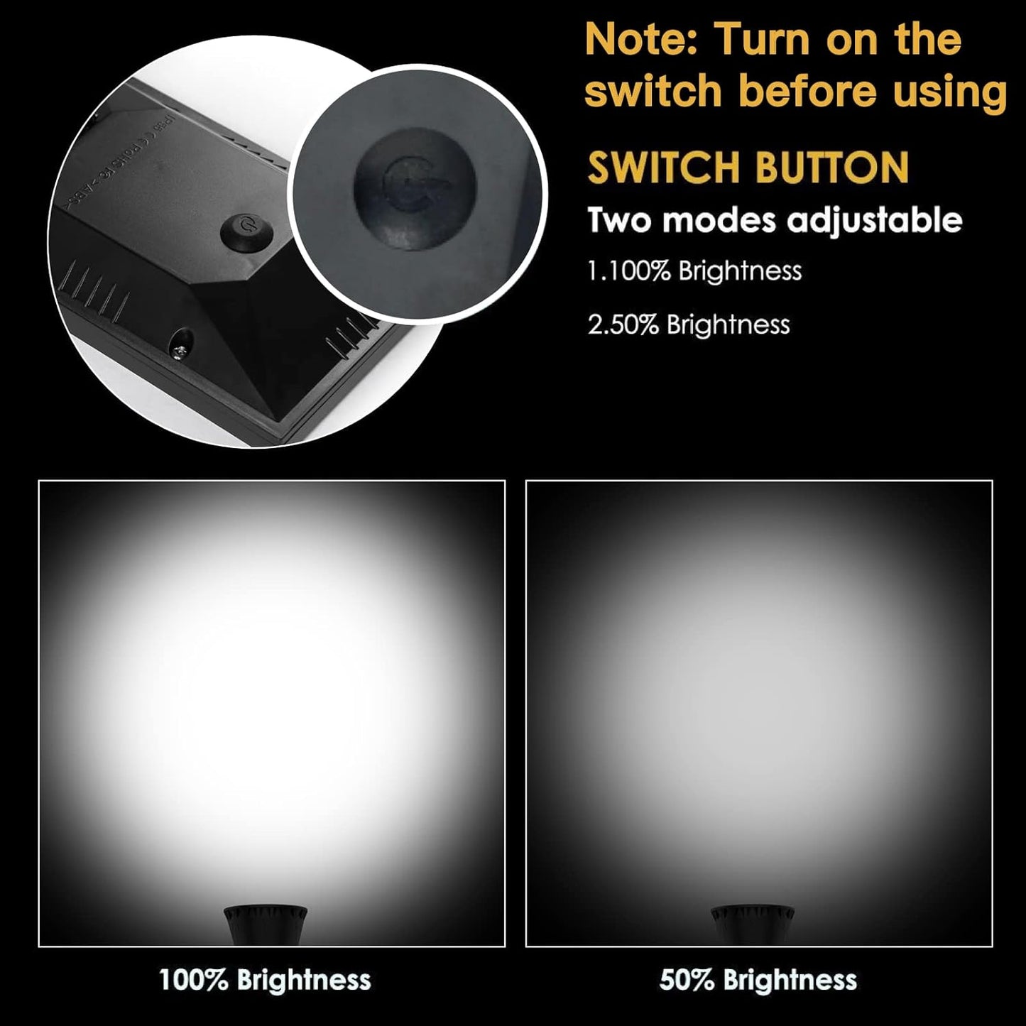 MEIHONG Solar Spot Light Outdoor, Waterproof LED Landscape Lights Dusk to Dawn, 2-in-1 Solar Spotlight Solar Powered Accent Lights for Garden Porch Walkway Patio (4 Pack)