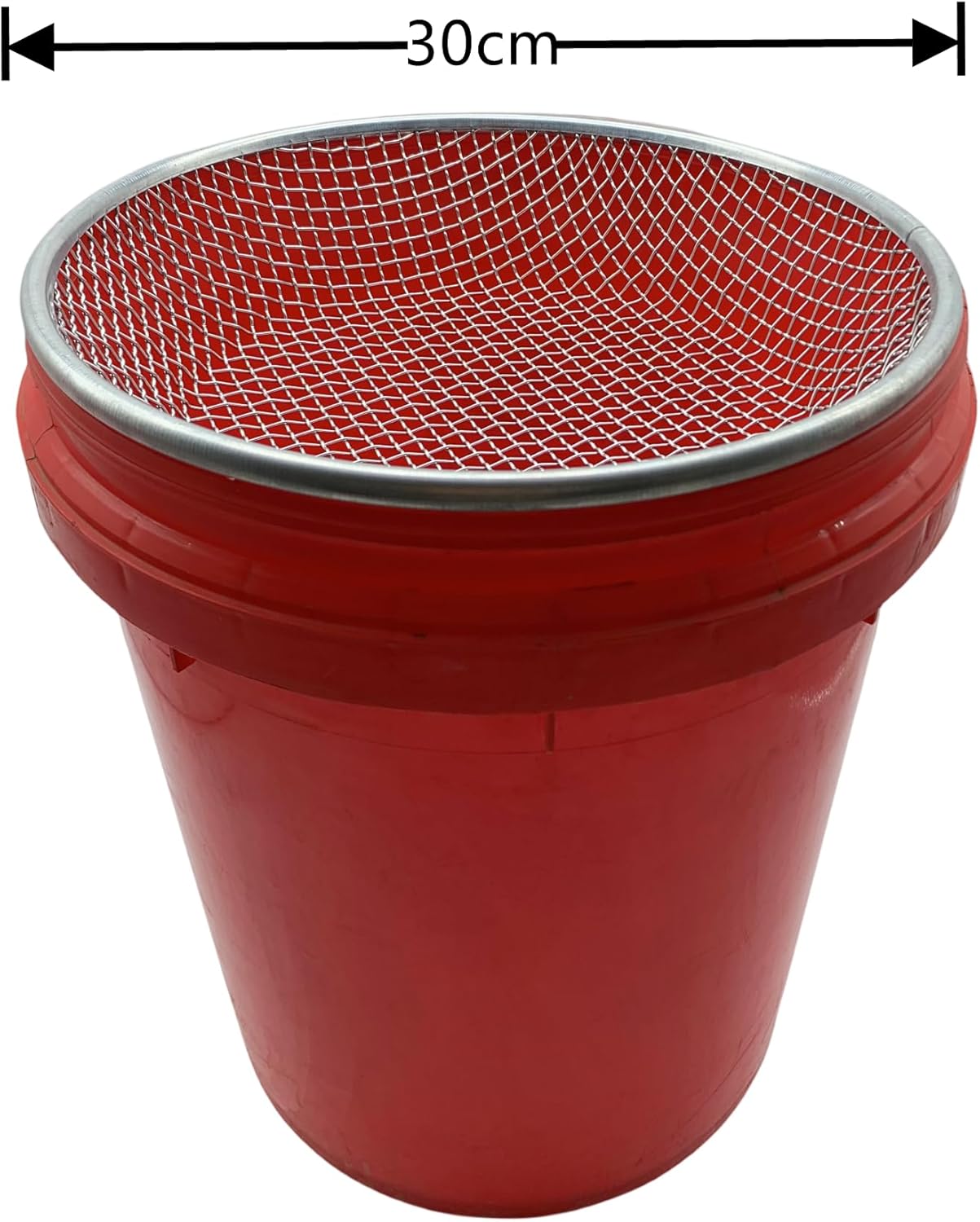 3 PCS Soil Sieve for Garen -12 inches Soil Sifter for Rocks Compost Suitable for 5 Gallon Drums 10mm,6mm,3mm