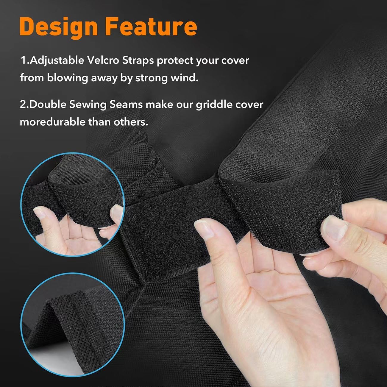 Heavy Duty Replacement Grill Cover fits for Ooni Karu 12 Carry Cover, Pizza Oven Accessories, Black