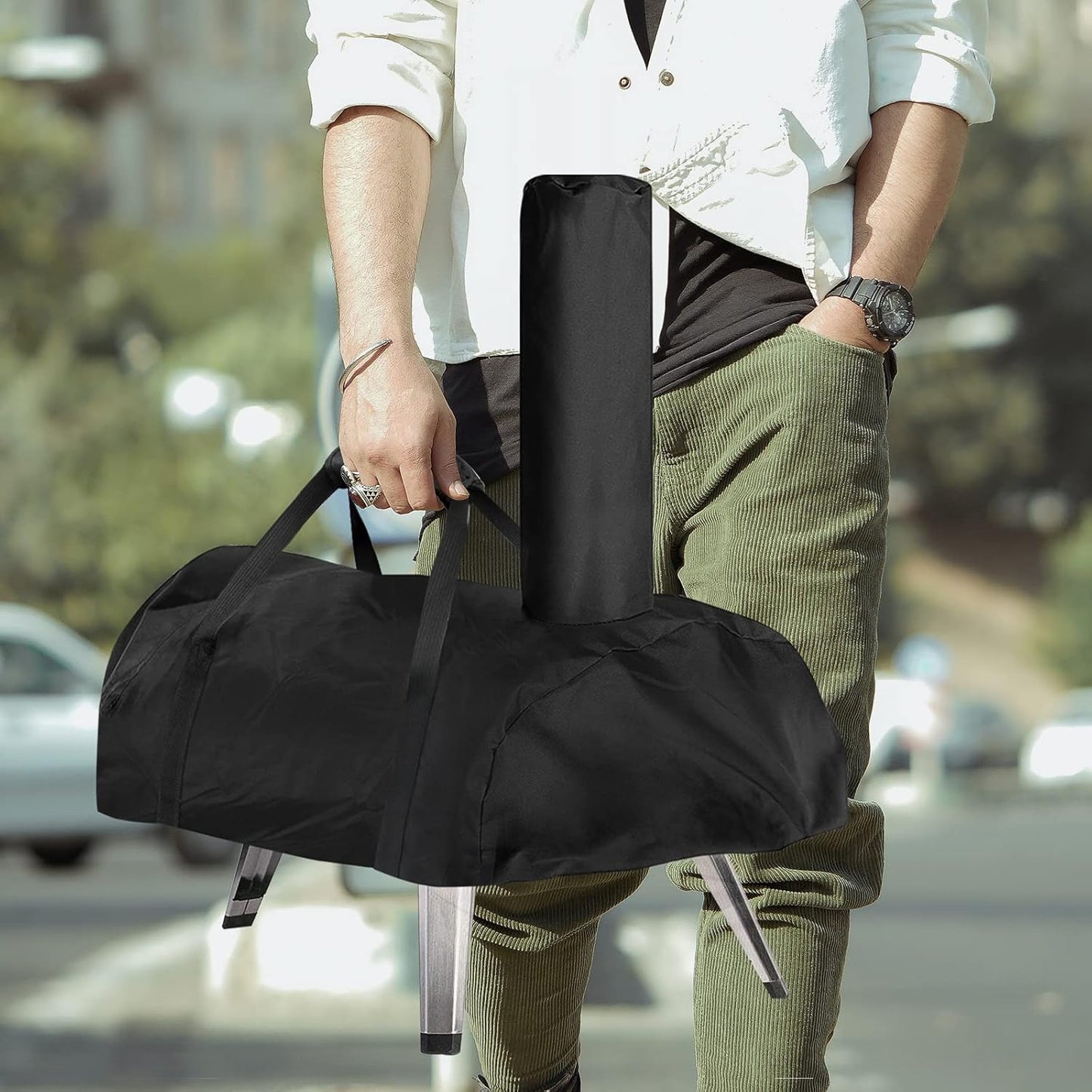 Pizza Oven Cover for Ooni Karu 12,TwoPone Waterproof Pizza Oven Accessories Carry Cover for Outdoor