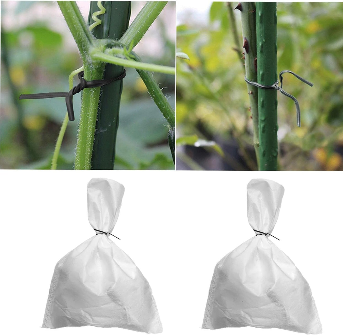 1000 pcs 10 inch Black Cable Twist Ties Plastic Twist Ties with Rugged Metal Innercores Reusable Fastening Cable Cord Wire Ties