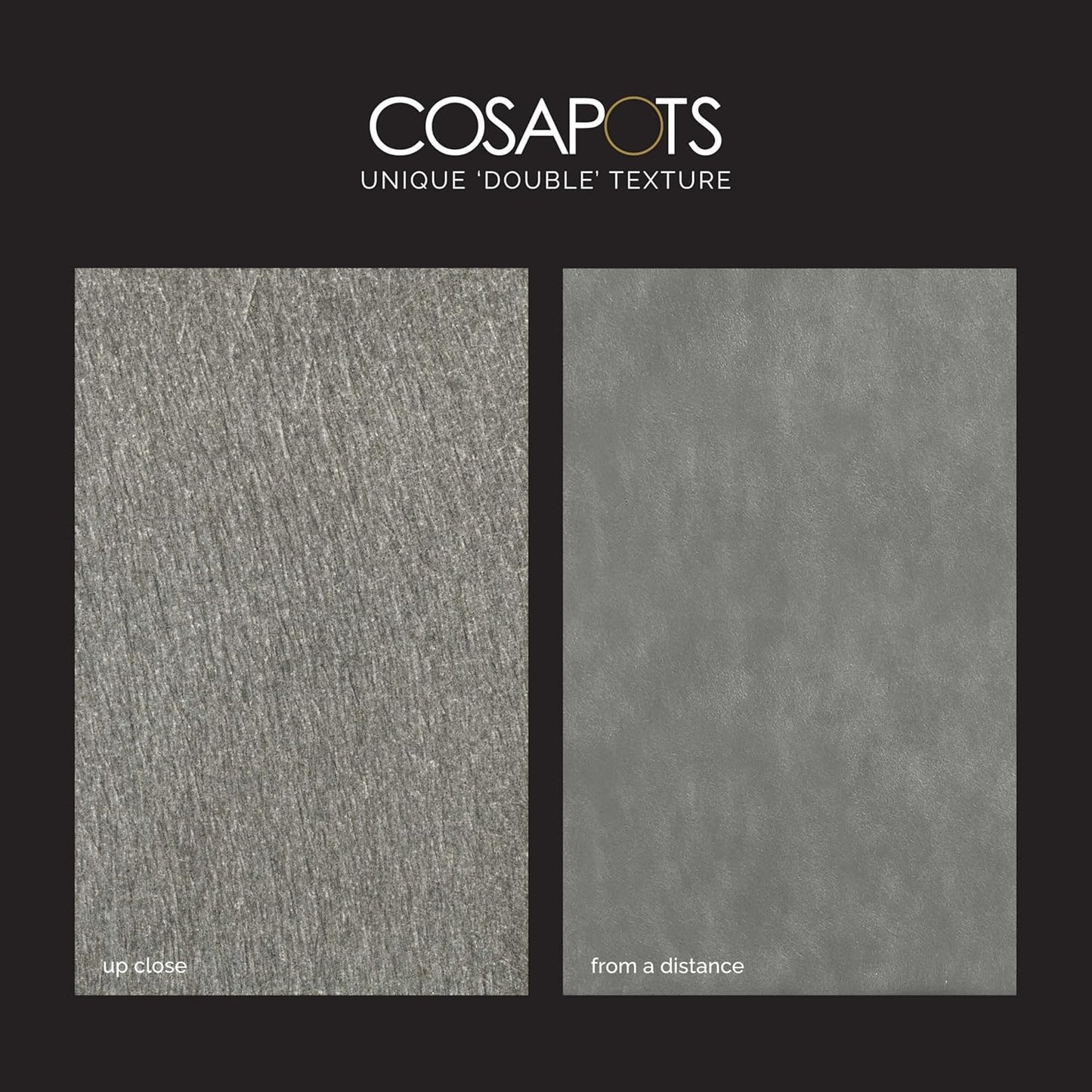 Lofto Tall Planter – Sand Stone Finish – Fiberglass Indoor/Outdoor and Weather-Resistant Large Planter (14.6" D x 30.5" H Exterior, 13.4" D x 30.3" H Interior)