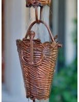 Nautical Cups Copper Rain Chain with Installation Kit - 11 Foot