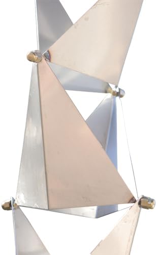 Nutshell Stores Origami Rain Chain - Stainless Steel - 19 Feet