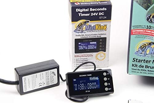 MistKing – Starter Misting System, 4th Gen | Used by Zoos, Botanical Gardens, Institutions & Hobbyists | Expandable to 10 Nozzles | Extremely Fine Mist | 50 Micron Droplets | MKSMS4-125-50