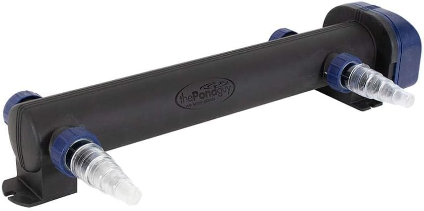 The Pond Guy UltraUV Ultraviolet Pond Water Clarifier, EPA Registered UV Light, Planktonic Algae & Green Water UVC Treatment, Plant, Koi Fish, Duck, Turtle, & Aquatic Life Safe, 18 Watt