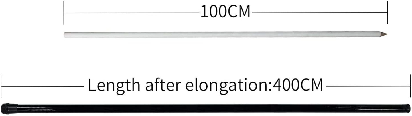 Bird Hawk Flying Kite with Pole Crops Farm Protector Bird Scarer Flying ONLY 4M Pole Without Kite
