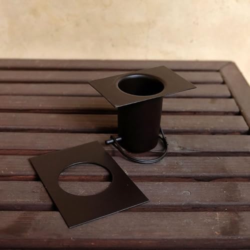 Nutshell Stores Flower Cups Rain Chain - Bronze - 9 Feet