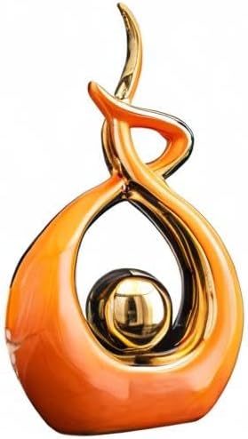 Norrclp Home Decor Modern Abstract Art Ceramic Statue Table Decorations for Dining Room Living Room Office Centerpiece