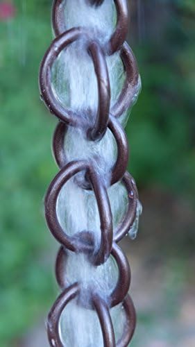 Nutshell Stores Double Loops Rain Chain - Bronze - 10 Feet