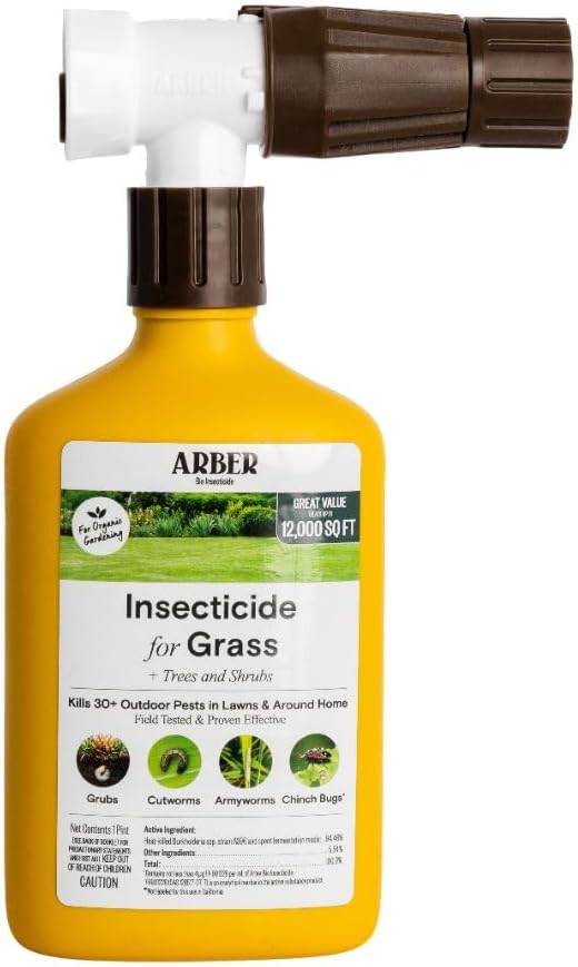 Arber Organic Liquid Concentrate for Indoor and House Plants | Natural Gardening (RTS Insecticide Lawn, Tree & Shrub)