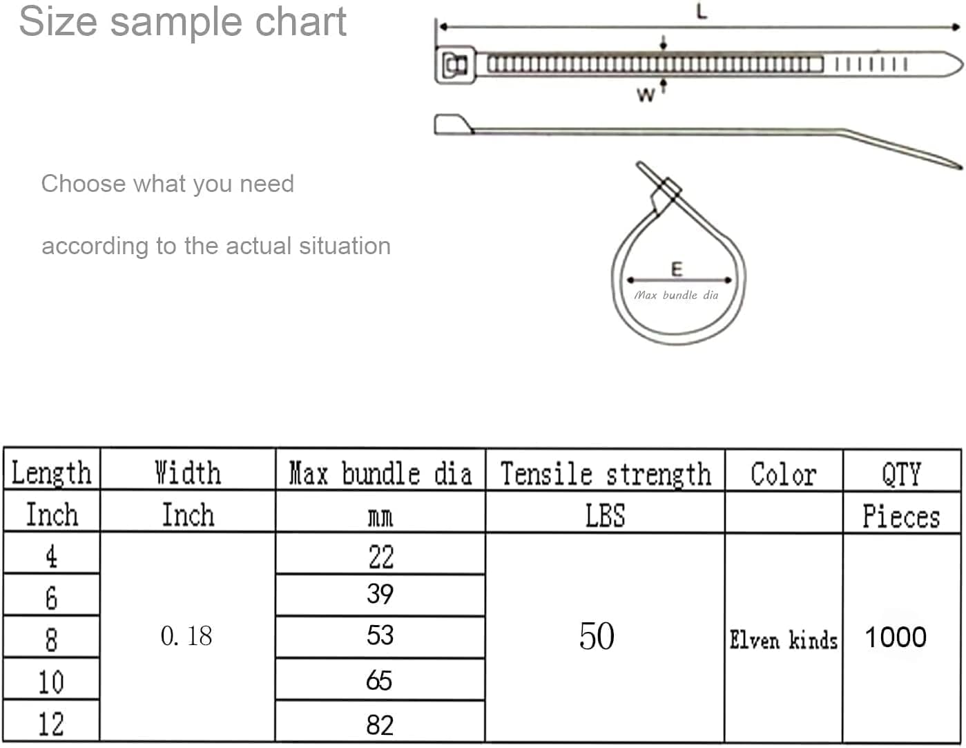 XINGO 1000 PCS Apple Green Zip Ties 12 Inch, 60 LBS Tensile Strength, Self-Locking Nylon Plastic Nylon PA66 Wire Ties for Indoor and Outdoor Use