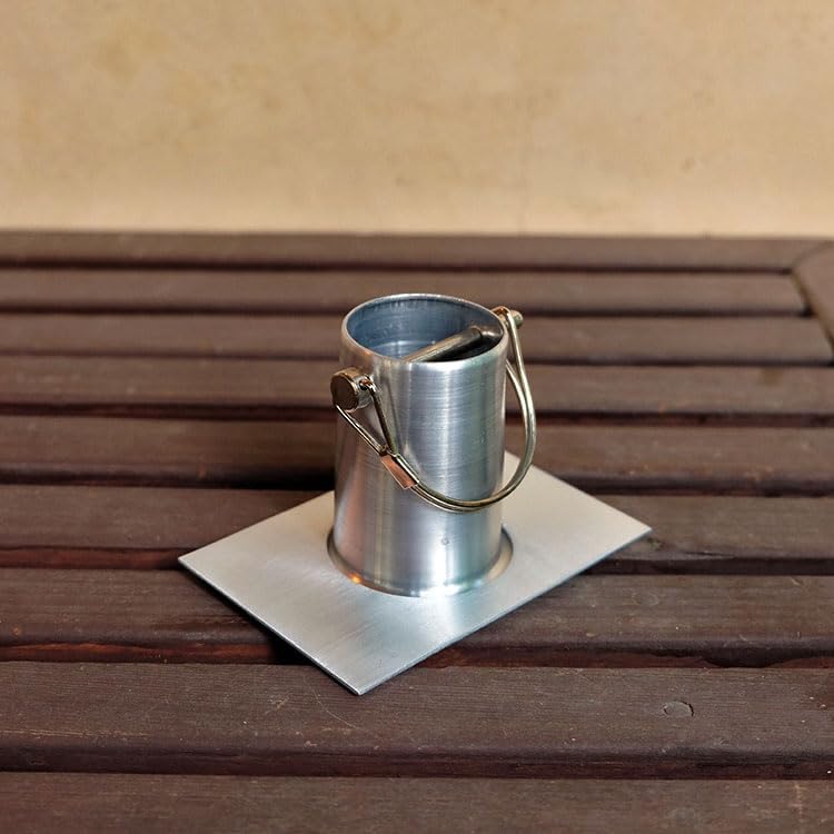 Nutshell Stores Steel Cups Rain Chain - Stainless Steel - 19 Feet