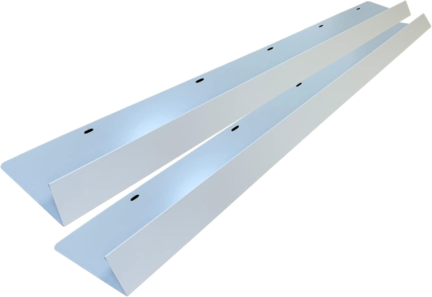 Eagle 1-26 Gauge 5 Foot Rain Diverter - Nails and Instructions Included (Mill Finish Aluminum, Copper, Galvanized, Stainless Steel & More) (2, White)