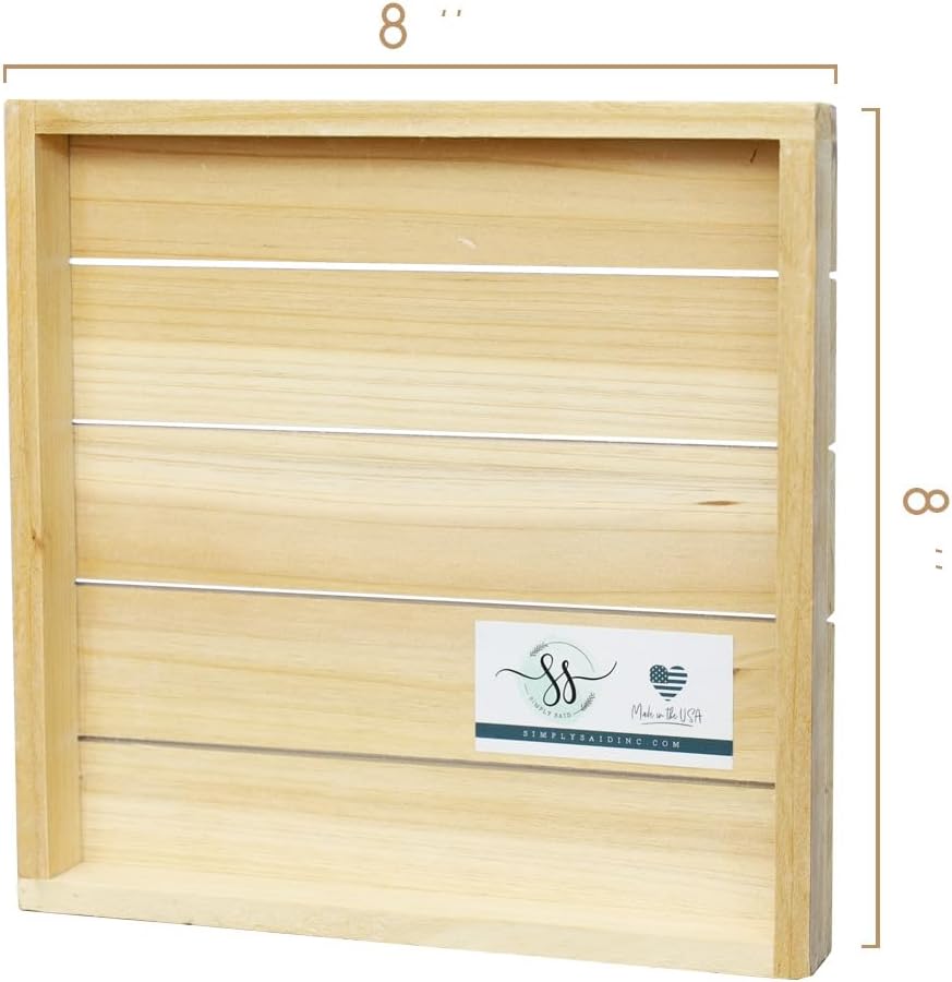 Simply Said, INC Perfect Pallet Petites Good Friends Are Like Stars Sign, Rustic Wooden Friendship Plaque, Farmhouse Shelf or Wall Decor, 8 Inch