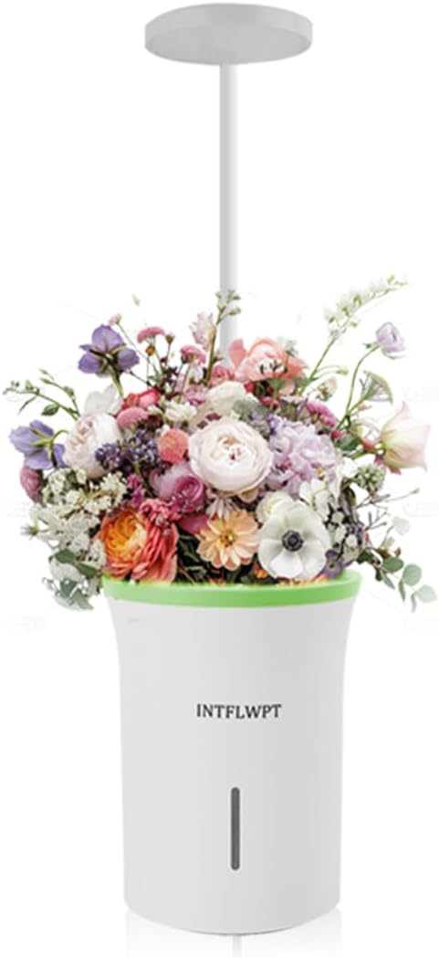 Indoor Planter Grow Light, Soil & Hydroponic Dual Mode, Automatic Timer for 3H/9H/12H, Full Spectrum 9 Dimmable Levels, Plants Germination Kit for 4 Pods, Ideal for Herbs, Flowers & Vegetables (Green)