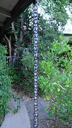 Nutshell Stores Double Loops Rain Chain - Bronze - 10 Feet