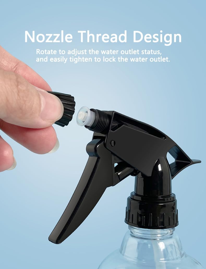 10 PCS Plastic Spray Bottles 8 oz Empty Spray Bottle with Adjustable Nozzle Mini Spray Bottle Liquid Sprayer for Kitchen Cleaning Hair Bath Beauty Spa Water Plants