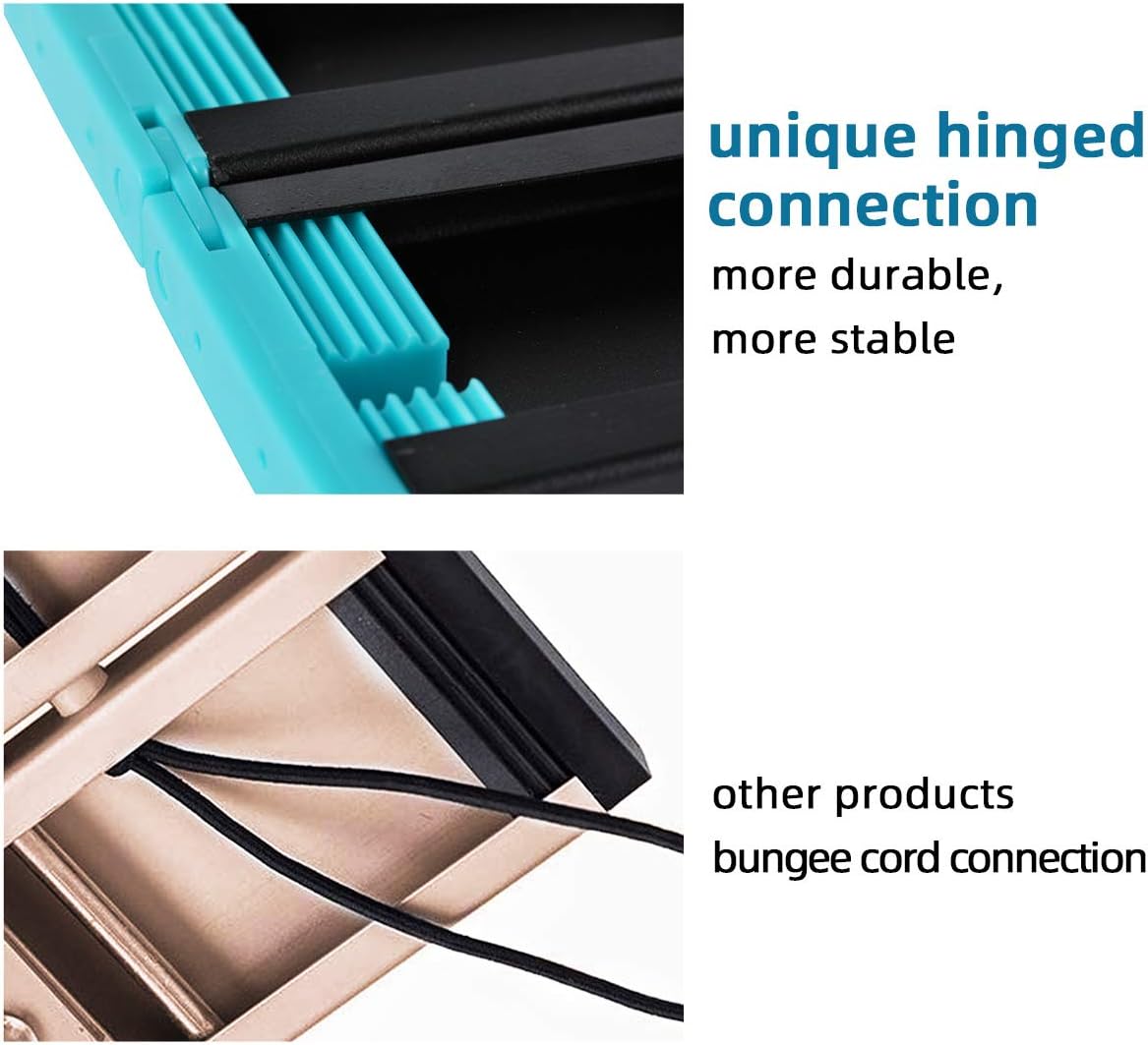 ROCK CLOUD Folding Beach Table Aluminum Portable Camping Table Ultralight, Black