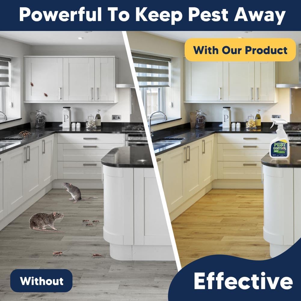 Pest Control, Mouse Repellent Pouches, Rodent Repellent, Mice Repellant Indoor, Peppermint Mice to Repel Rodents, Ant, Roach & Mosquito, Rat Repellant Outdoor 1P