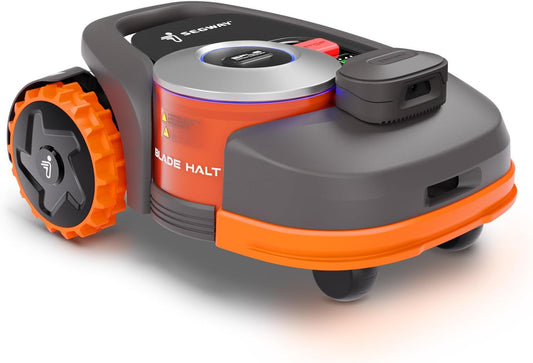 Segway Navimow H1500N-VF Robot Lawn Mower Perimeter Wire Free 0.37 Acre RTK+Vision Robotic Lawnmower, Virtual Boundary, Systematic Mowing, APP Control, Anti-Theft, 54dB(A) Quiet, Multi-Zone Management