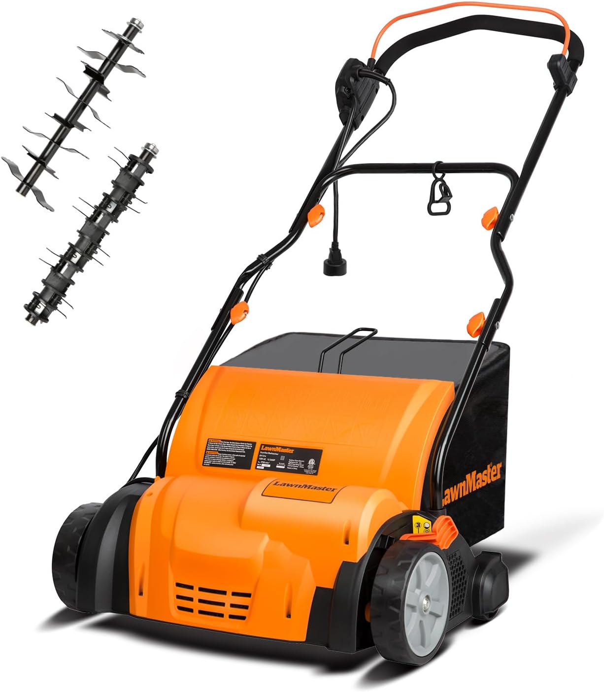 LawnMaster GV1314 Electric 15” 13 Amp Dethatcher and Scarifier