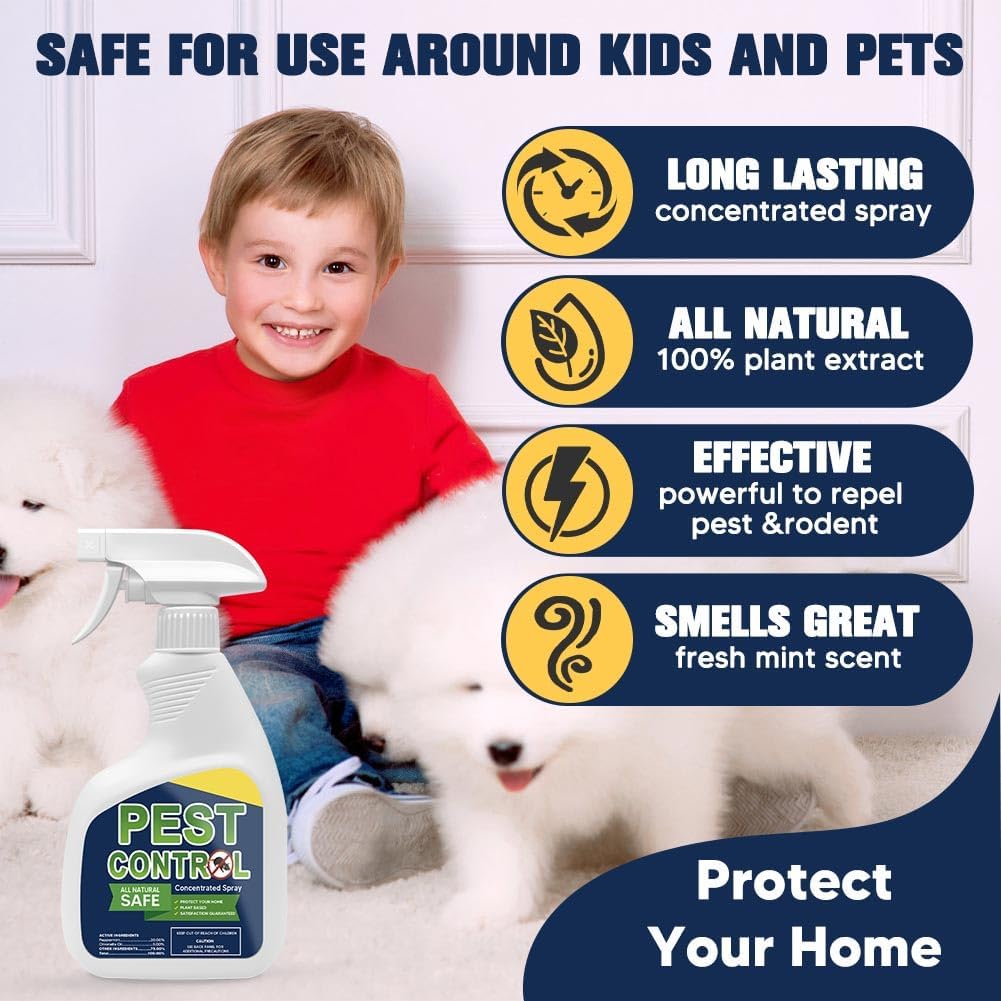 Pest Control, Mouse Repellent Pouches, Rodent Repellent, Mice Repellant Indoor, Peppermint Mice to Repel Rodents, Ant, Roach & Mosquito, Rat Repellant Outdoor 1P