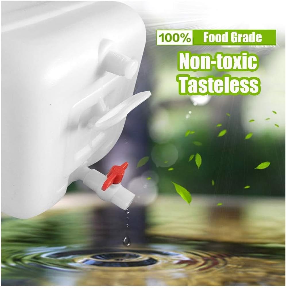 Water Storage Tank for Camping, Plastic Water Containers with Spigot for Emergency Water Storage Household Outdoor Camping Hiking Self-Driving Tour(Size:50L)