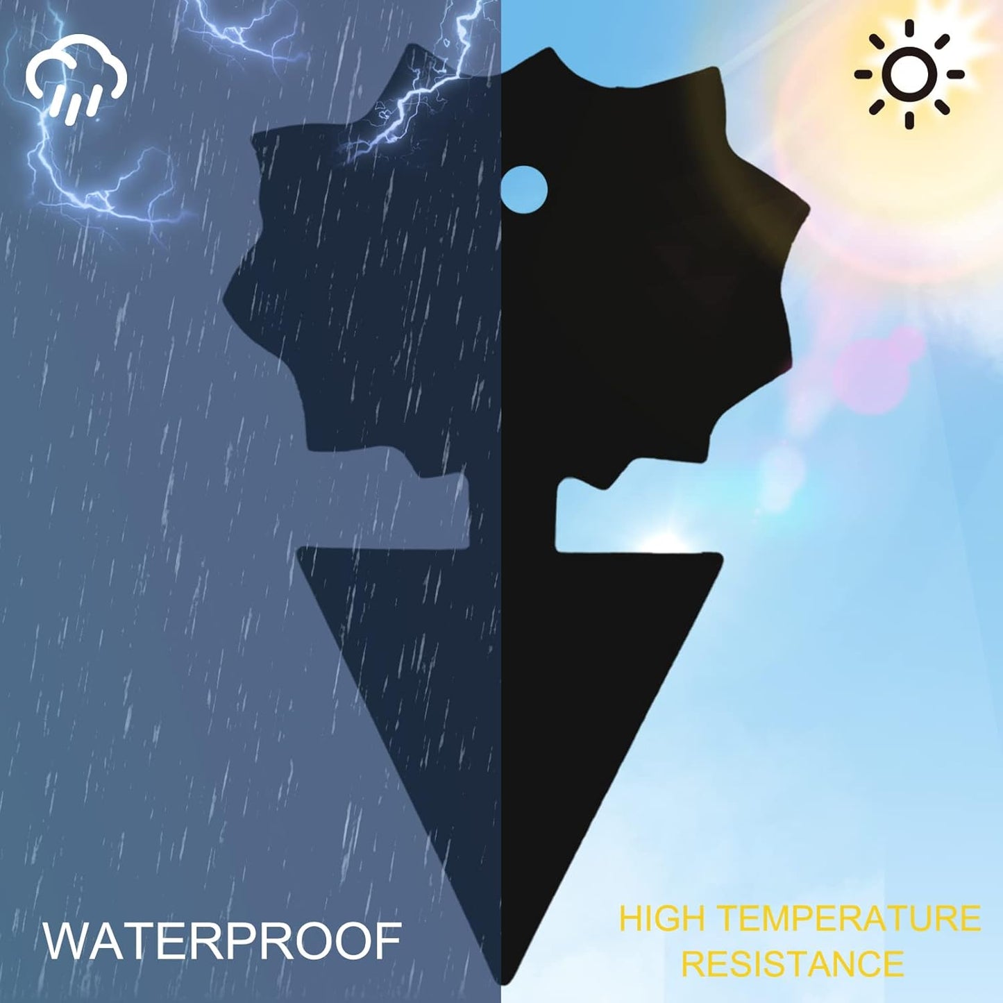 USKICH Sticky Traps Gnat Killer Fruit Fly Traps Non-Toxic and Odorless Fungus Gnat Traps Insect Traps Black Sticky Trap for Indoor and Outdoor Plants（48Pcs Black）