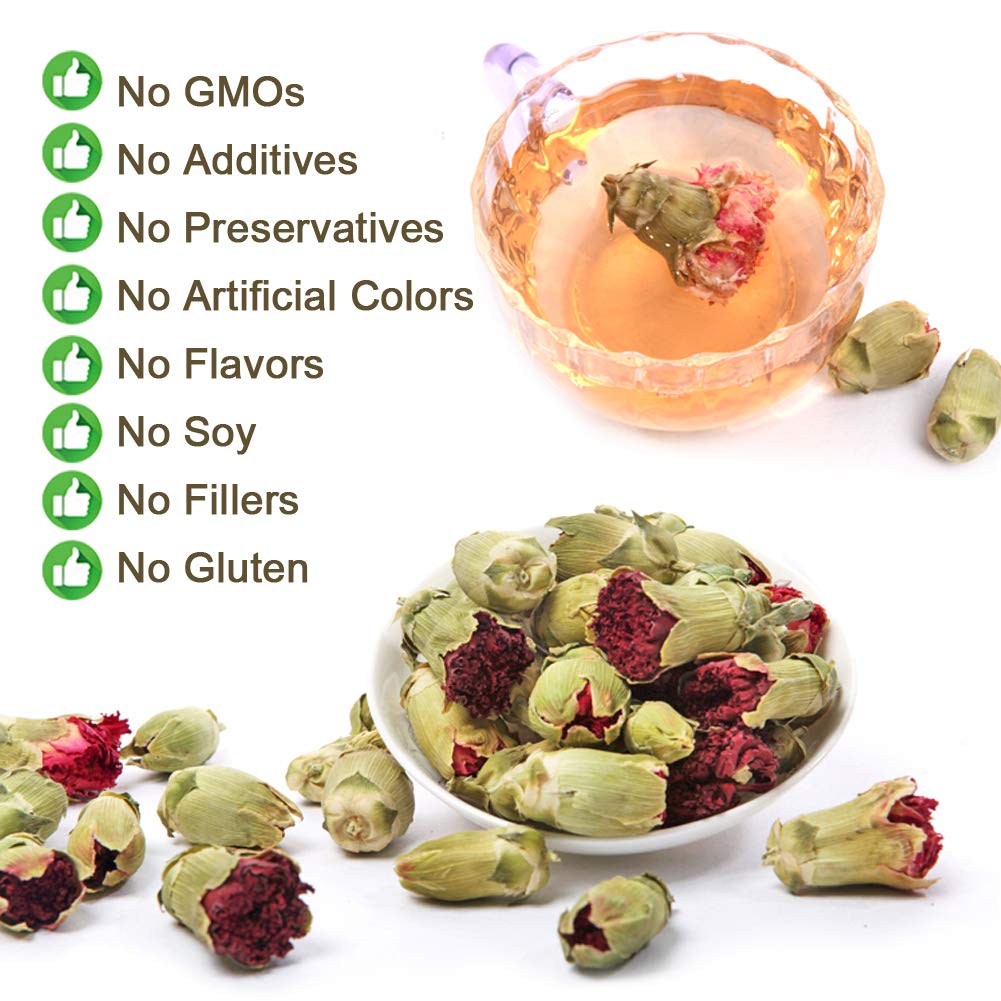 Plant Gift 100% Herbal Carnations Flowers Tea,Chinese Flower tea, 100% natural carnation tea health 45g/1.58oz
