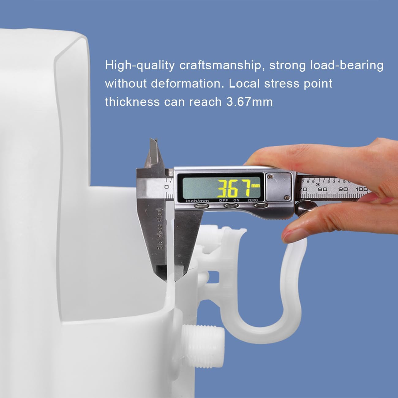 Water Storage Container with Spigot Hose, 52.8 Gallon Portable Water Tank Thick Water Dispenser Carrier Heavy Duty Water Bucket for Hiking Picnic Vehicle Outdoor Emergency(Size:110L/29Gal)