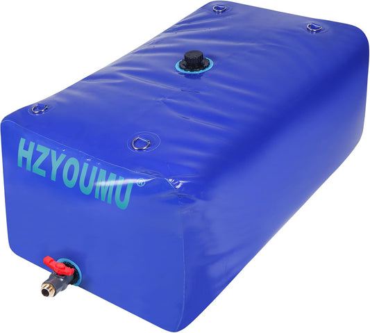 Water Tank 400L/100G Water Bladder Storage Container Foldable Portable Large Capacity Soft Bag Suitable for Outdoor Easy to Carry Out