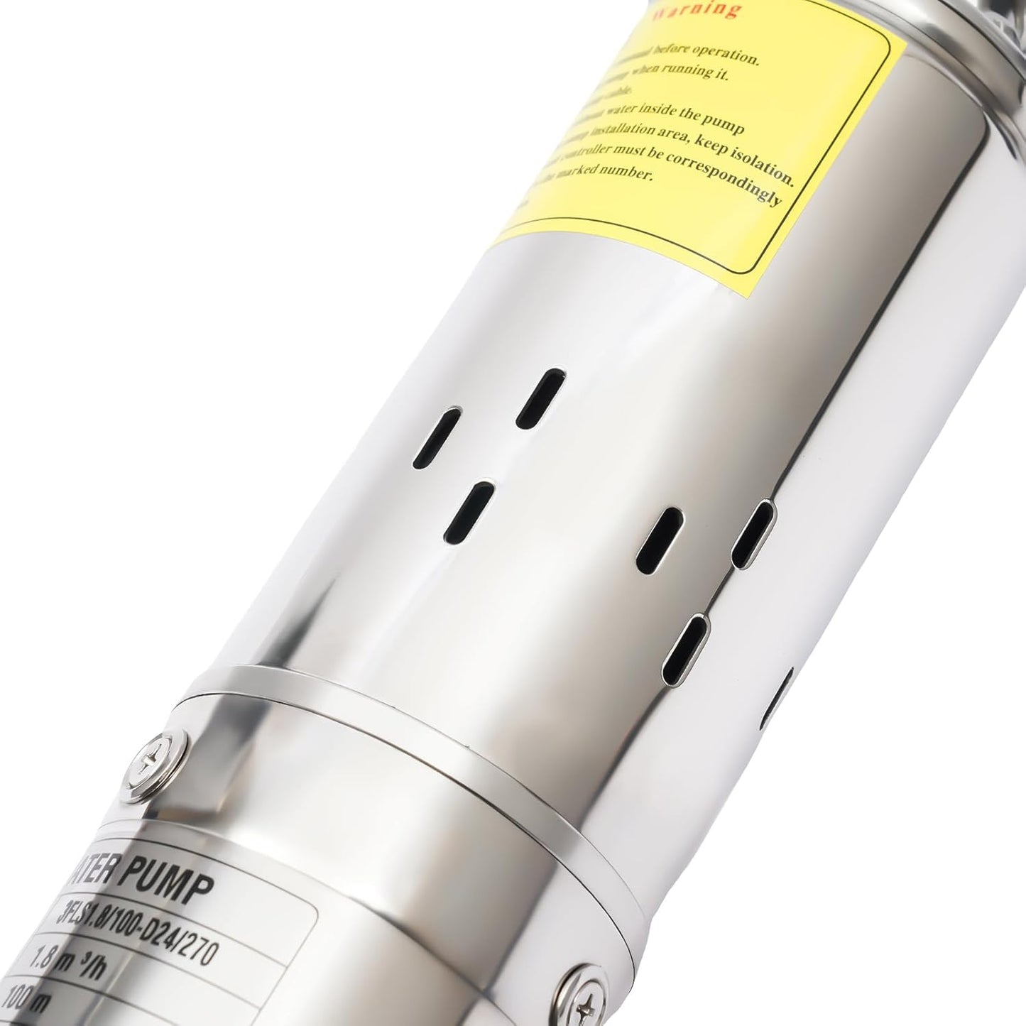 3 Inch Solar Water Pump Submersible Well Deep Bore Screw Well Garden Irrigation Kit with MPPT Controller (24V 270W)