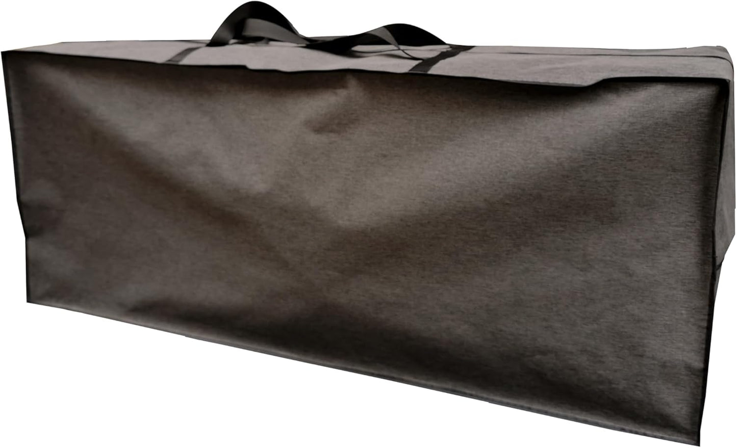 Outdoor Rectangular Cushion storage Bag, Protective Zippered Storage Bags with Handles, 50''L x 13''W x 20''H Dark Grey