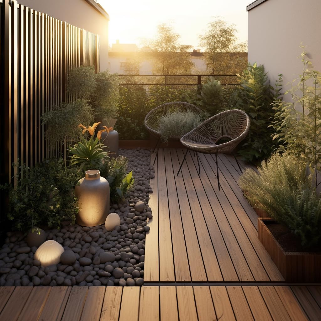 Stonecreek 24 LBS River Rocks (2 x 12 LBS Bags) – Natural Polished Decorative Pebbles, Garden Landscaping Stones for Planters, Vase Fillers, Succulent Pots, Fish Tanks & Terrariums, Black Medium