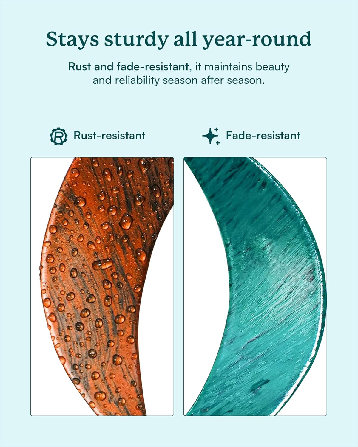 Wind Spinners Outdoor - Metal Windmill for Yard and Garden, Kinetic Wind Sculptures with Stake, Ideal Artistic Decor Gift (13'' W x 54'' H)