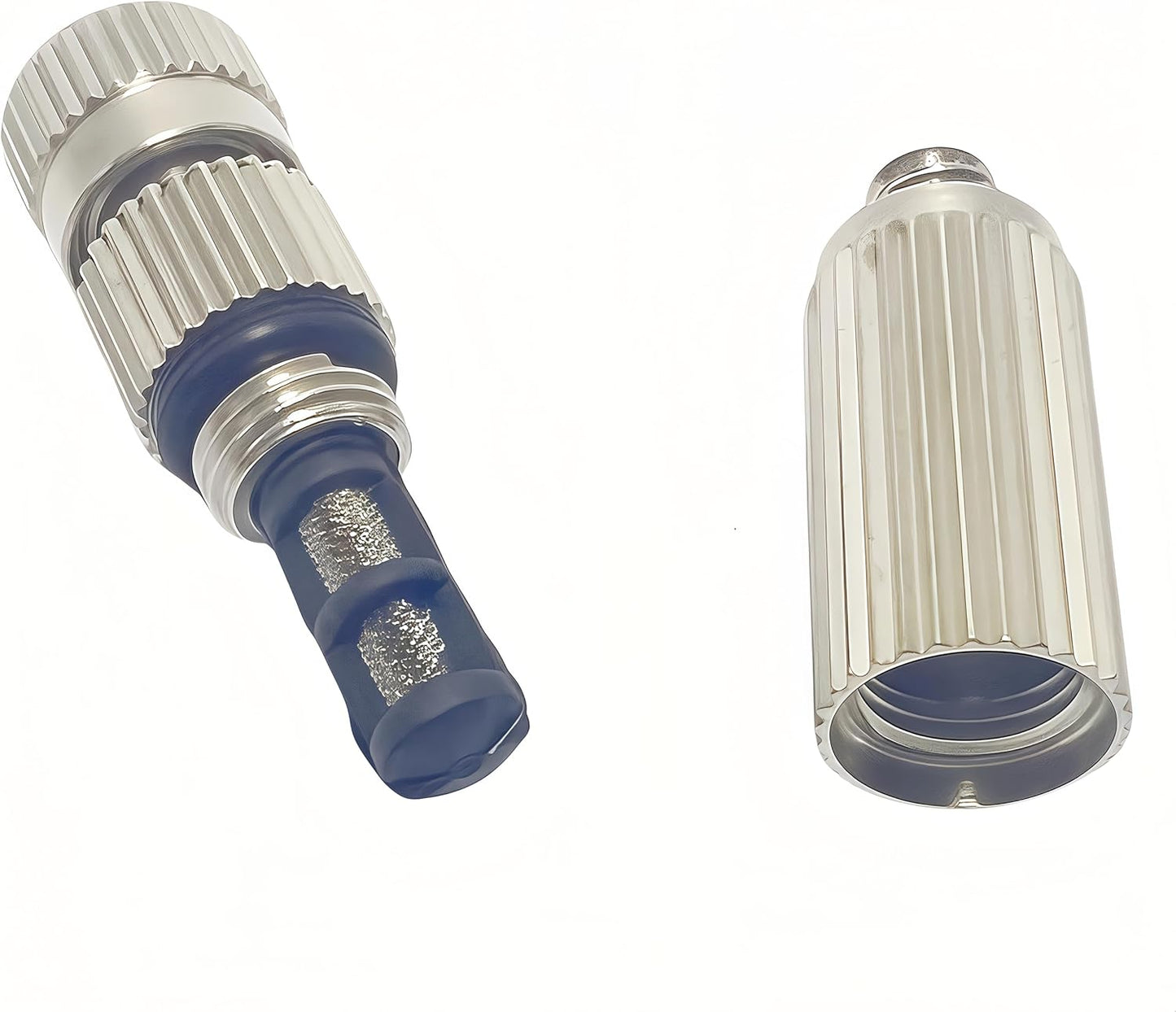 High Pressure Brass Nickel Plated Misting Nozzle for Outdoor Cooling Mist System, 0.5mm Ceramics Orifice, Anti-Drip Cleanable, 10pcs