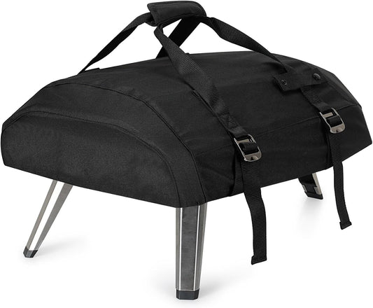 Onlyfire Pizza Oven Cover for Ooni Koda 12, Heavy Duty Waterproof Weather Resistant Dust-Proof Pizza Protective Carry Cover, Black
