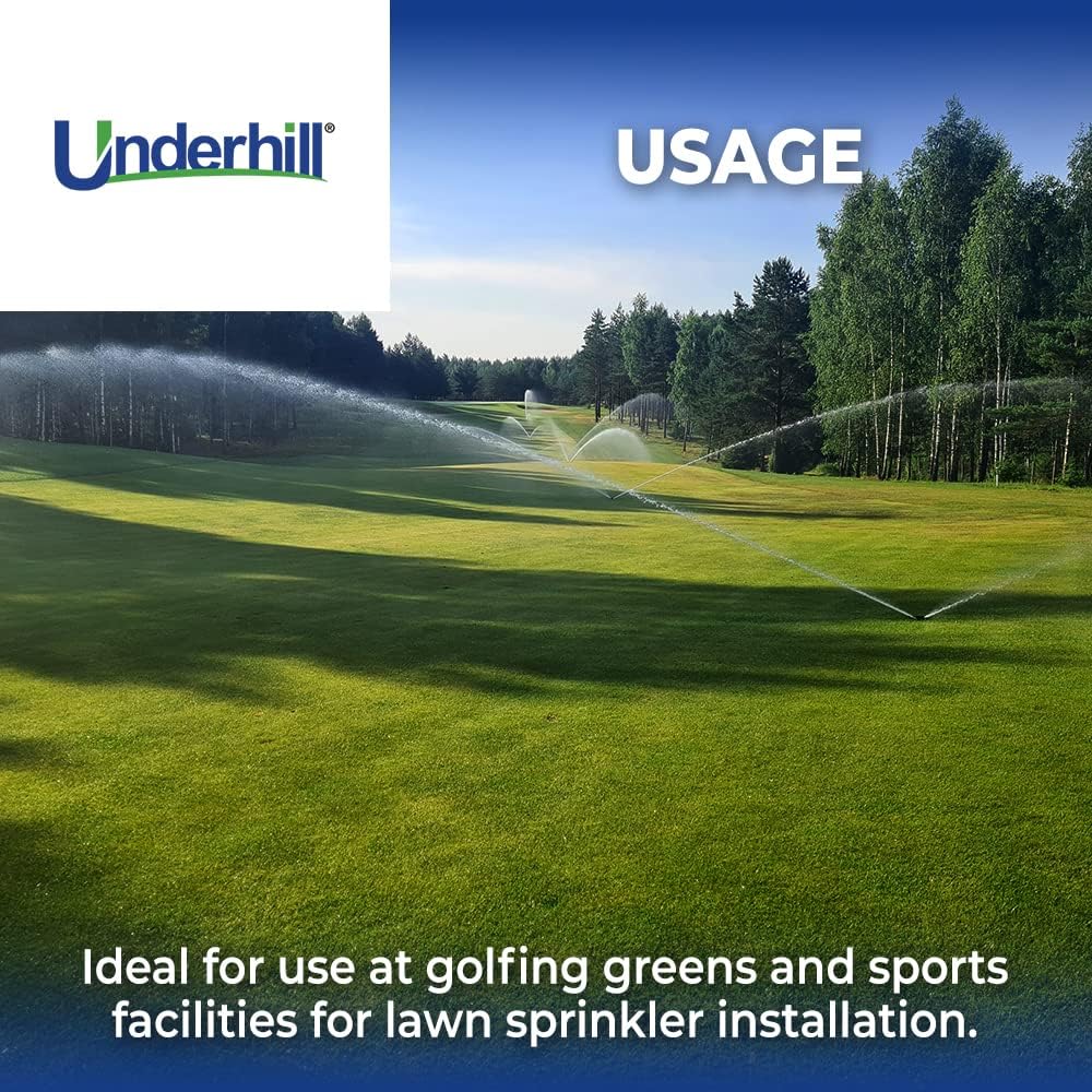 Underhill Plumbing Tools for Sprinkler System, EasyCap Female FPT Fitting for EasyOut Sprinkler Tool, Plug Off Unwanted Sprinklers, A-EO-05EC, 24 Pack