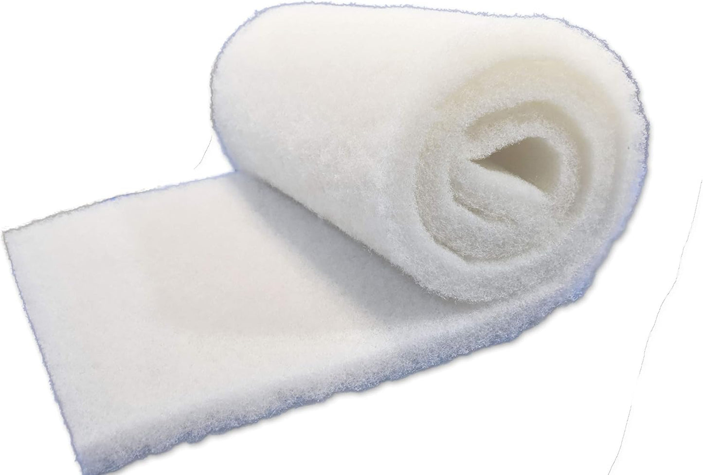 Beige Coarse Filter Media, 2" Thick, 14" x 56" Roll, Perfect for Aquariums, Ponds or Water Gardens, Made in USA