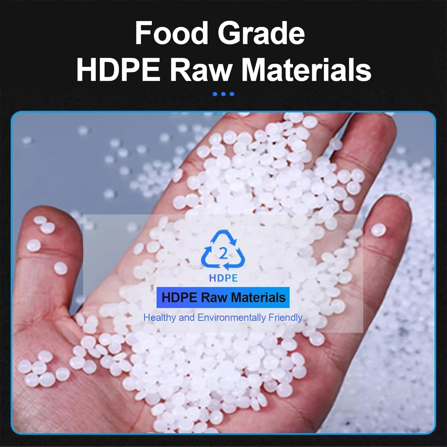 Large Capacity Water Container with Spigot Hose, Portable Water Storage Tank 52.8 Gallon No Leakage Camping Water Carrier for Emergency Vehicle Car Outdoor Hiking Picnic(Size:25L/6.6Gal)