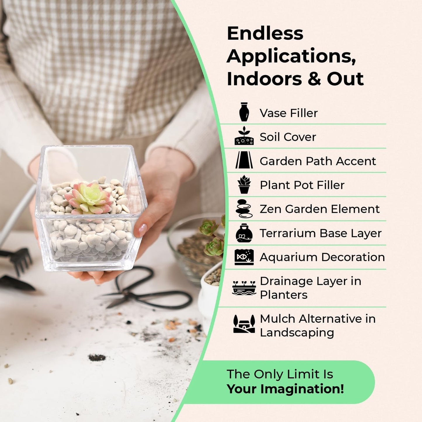 Volcanic Rock for Plants. Red Lava Rock. 1/5 Inch - 2 lbs for Potting Soil, Succulents, Pots, Plants, Gardening, Indoor, Crafting (Mini (0.2 Inch), Horticultural - RED Lava, 2)