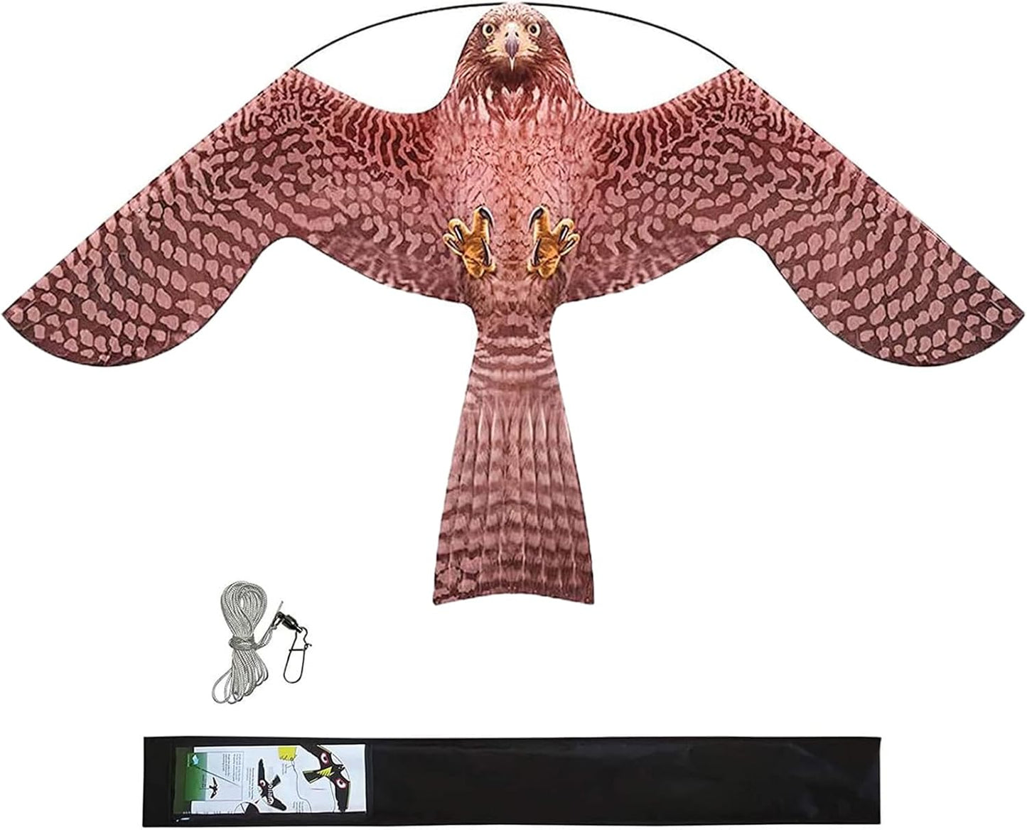 Bird Hawk Flying Kite Without Pole for Crops Farm Protector Bird Scarer Flying Kites -Style A Kite Without Pole