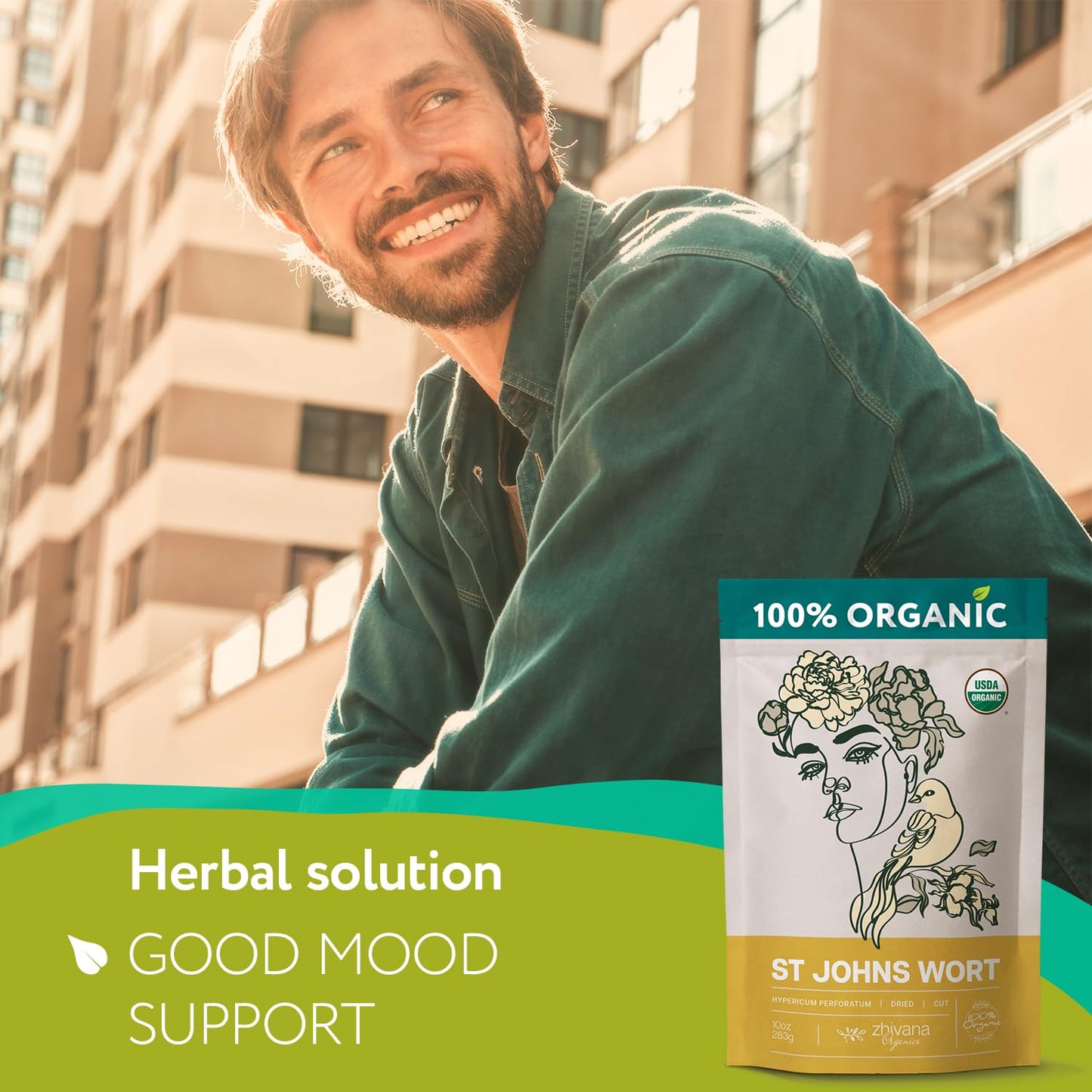 Super Value Pack 5 LB - Organic St Johns Wort Herb - Saint Johns Wart Plant - Yerba de San Juan Organica - Hypericum Perforatum