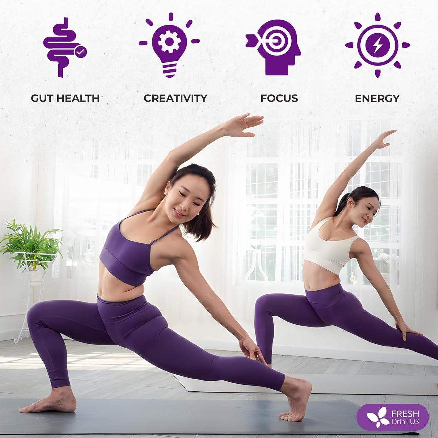 FreshDrinkUS, Fresh Move Tea – 40 Tea Bags - Herbal Tea Blend with Senna Leaves, Cinnamon, Orange Peel, Ginger & More – Caffeine-Free, Natural Ingredients – Smooth Flavor for Everyday Enjoyment