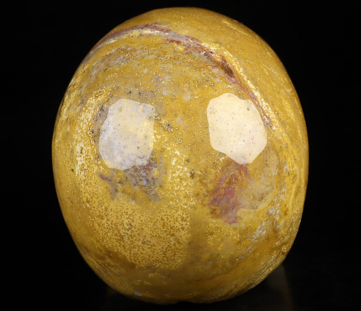 Skullis 5.0" Indian Agate Crystal Carved Crystal Skull. Hand Carved Gemstone Fine Art Sculpture.2393