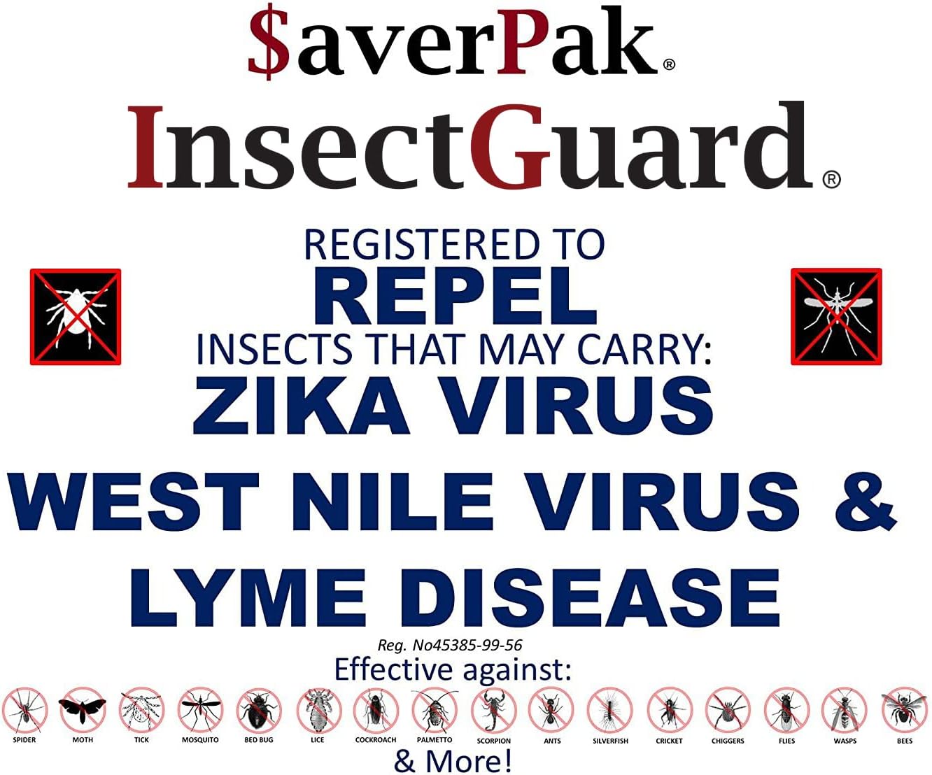 InsectGuard Permethrin Mosquitoes, Ticks and Flies Repellent & Insecticide Spray Gallon (128.00oz) 4 Pack - Case Pack