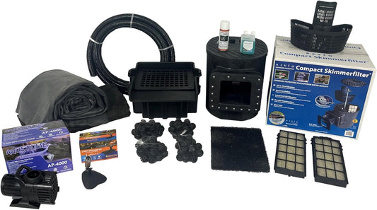 HALF OFF PONDS Savio Select 4000 Water Garden and Pond Kit with 15' x 25' EPDM Rubber Liner