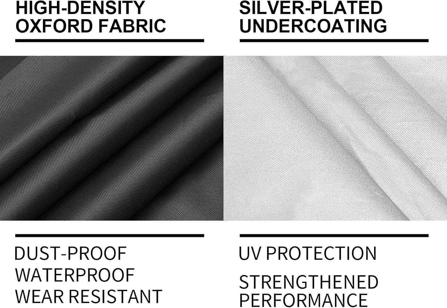 Outdoor Cushion Storage Bag 2 PCS, 68" Outdoor Pillow Storage with 2 Handles, Extra Large Opening Waterproof Zippered Patio Cushion Storage Bag XL